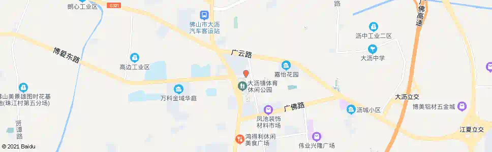 佛山大岗供电所_公交站地图_佛山公交_妙搜公交查询2025