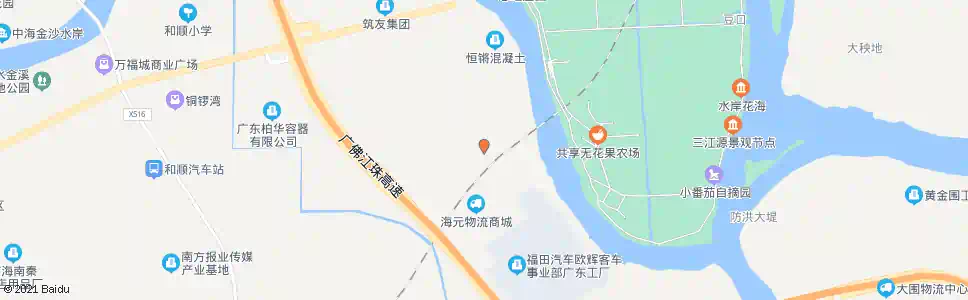 佛山庆贤_公交站地图_佛山公交_妙搜公交查询2025