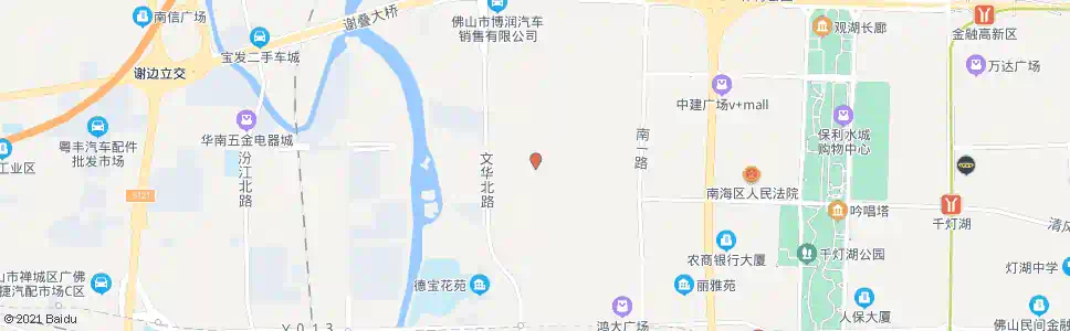 佛山叠北市场_公交站地图_佛山公交_妙搜公交查询2025