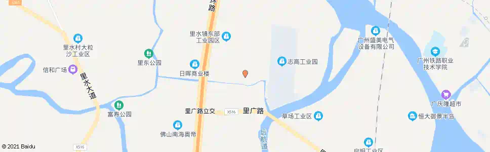 佛山五一大道中_公交站地图_佛山公交_妙搜公交查询2025