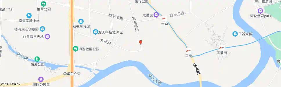 佛山平西坑边村_公交站地图_佛山公交_妙搜公交查询2025