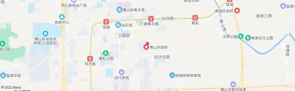 佛山茶漖小区_公交站地图_佛山公交_妙搜公交查询2025