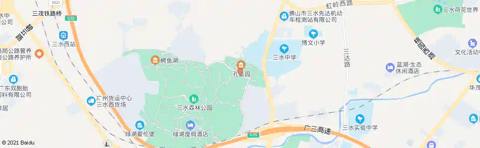 佛山孔圣园_公交站地图_佛山公交_妙搜公交查询2025