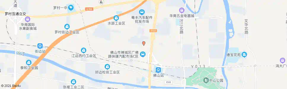 佛山汽配市场_公交站地图_佛山公交_妙搜公交查询2025