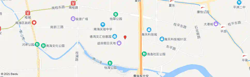 佛山怡翠馨园_公交站地图_佛山公交_妙搜公交查询2025