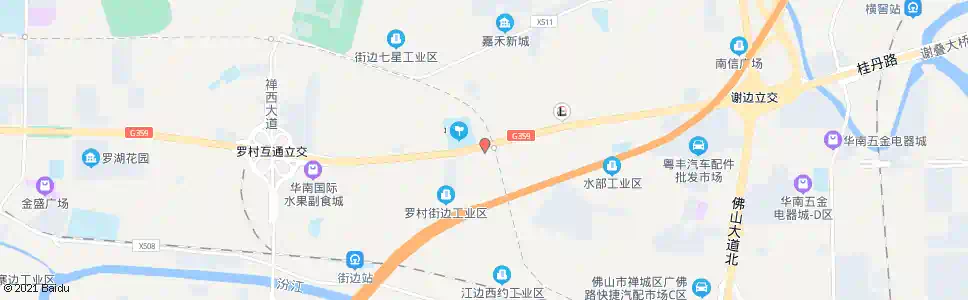 佛山罗村一中_公交站地图_佛山公交_妙搜公交查询2025
