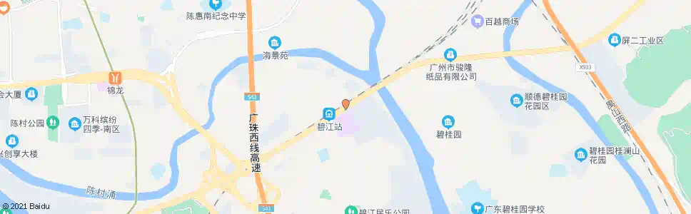 佛山广珠城轨碧江站_公交站地图_佛山公交_妙搜公交查询2025