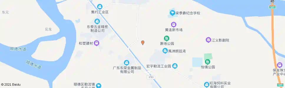 佛山黄连大道_公交站地图_佛山公交_妙搜公交查询2025