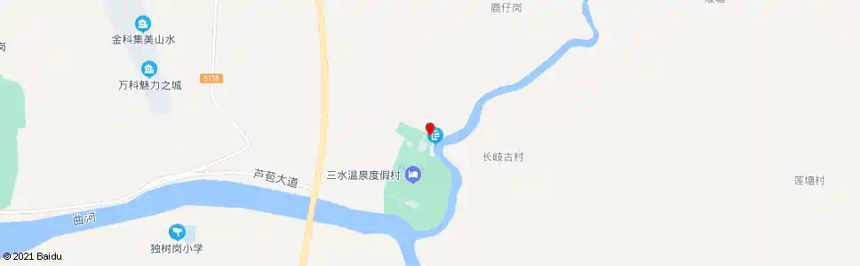 佛山三水温泉度假村_公交站地图_佛山公交_妙搜公交查询2025