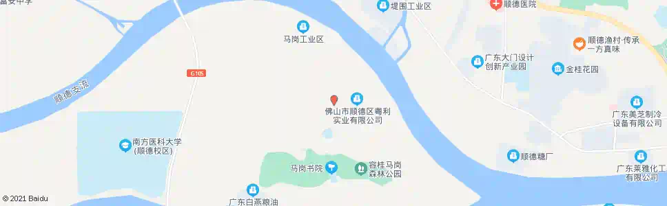 佛山马岗工业区_公交站地图_佛山公交_妙搜公交查询2025