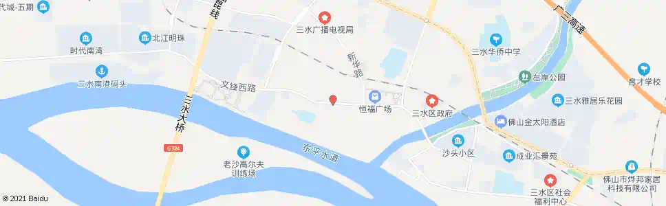 佛山文锋西路_公交站地图_佛山公交_妙搜公交查询2025