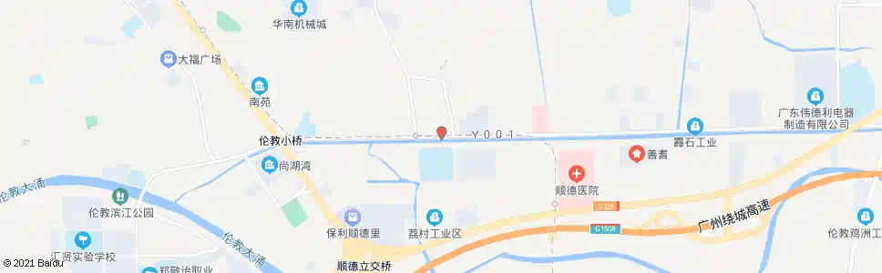 佛山伦教中学_公交站地图_佛山公交_妙搜公交查询2025