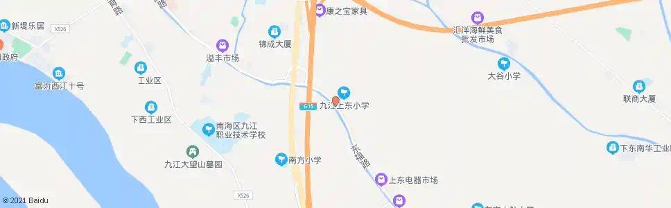 佛山上东小学_公交站地图_佛山公交_妙搜公交查询2025