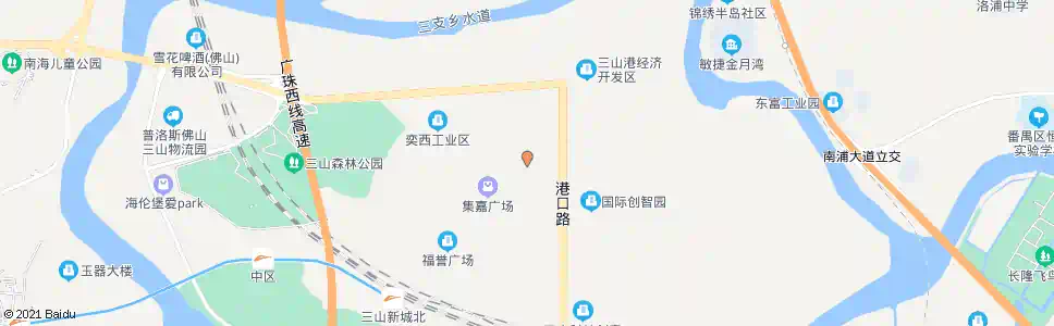 佛山奕东村_公交站地图_佛山公交_妙搜公交查询2025
