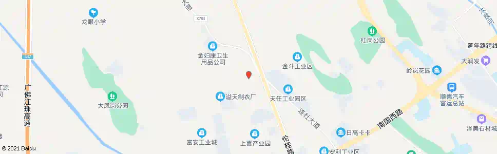 佛山沙地村_公交站地图_佛山公交_妙搜公交查询2025