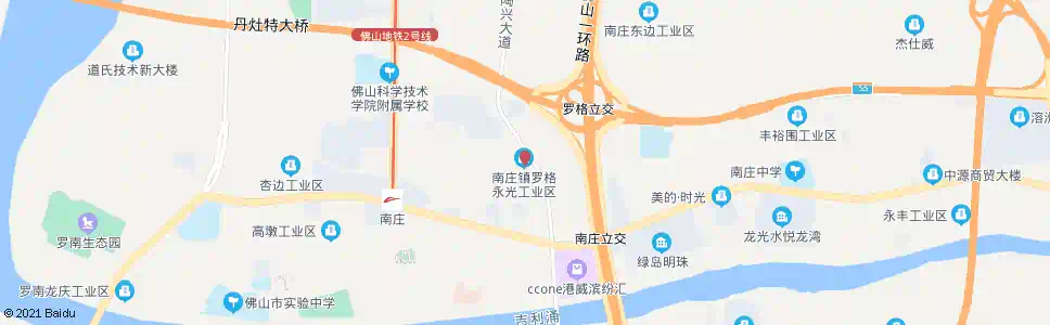 佛山春风市场_公交站地图_佛山公交_妙搜公交查询2025