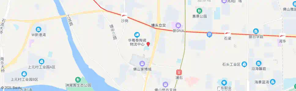 佛山塘头村_公交站地图_佛山公交_妙搜公交查询2025