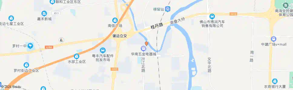 佛山欧司朗_公交站地图_佛山公交_妙搜公交查询2025