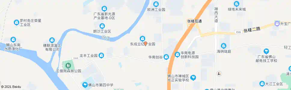 佛山华富北路_公交站地图_佛山公交_妙搜公交查询2025