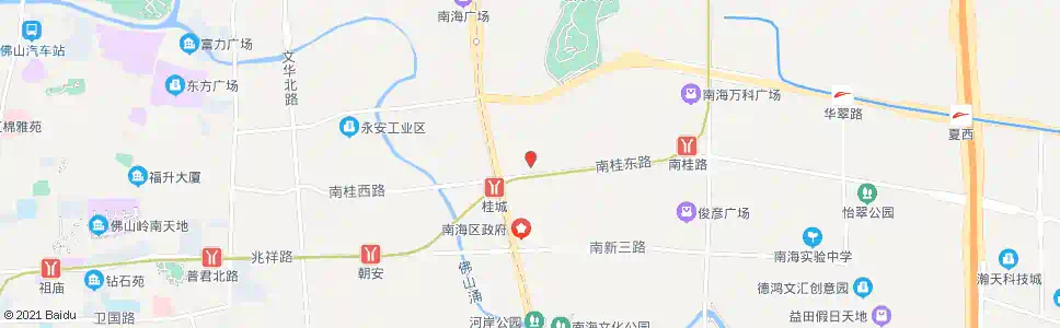 佛山白鹤洞村_公交站地图_佛山公交_妙搜公交查询2025