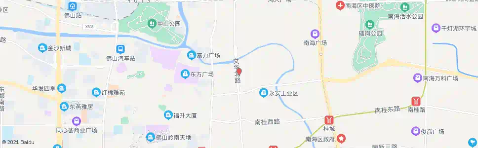佛山东升市场_公交站地图_佛山公交_妙搜公交查询2025