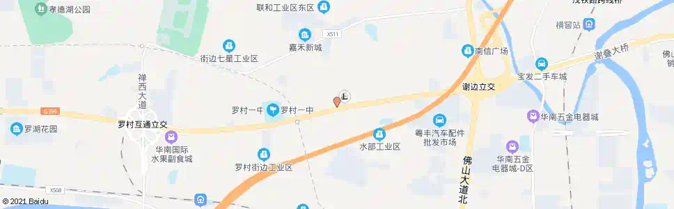 佛山沥口村站_公交站地图_佛山公交_妙搜公交查询2025