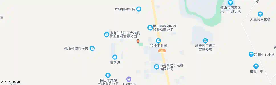 佛山和桂工业园A区_公交站地图_佛山公交_妙搜公交查询2025