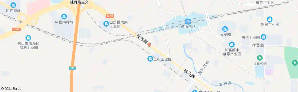 佛山上柏_公交站地图_佛山公交_妙搜公交查询2025