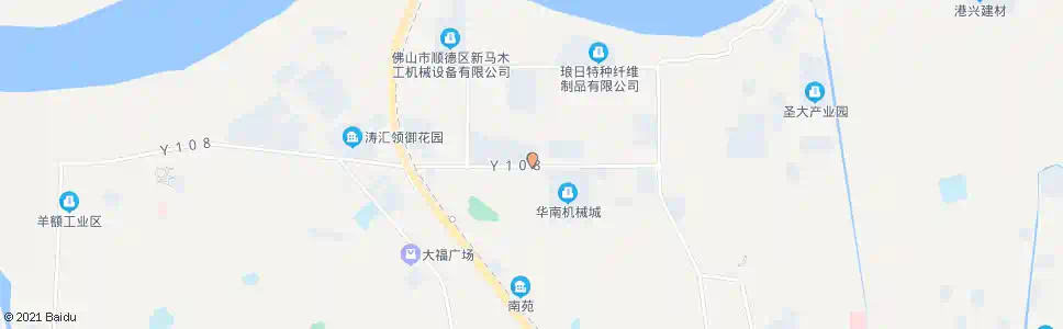 佛山工业区大道中_公交站地图_佛山公交_妙搜公交查询2025
