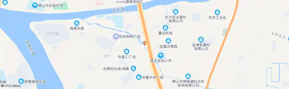 佛山吉利二里_公交站地图_佛山公交_妙搜公交查询2025