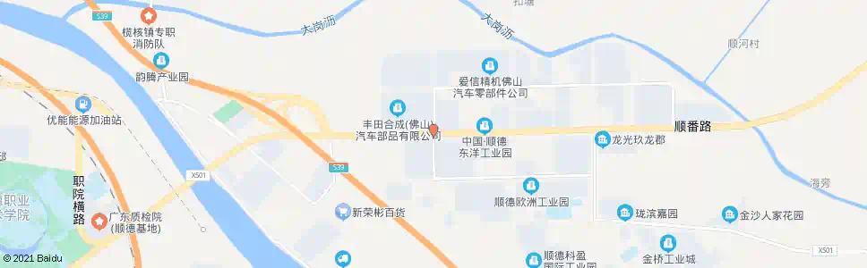 佛山顺祥北路顺番路口_公交站地图_佛山公交_妙搜公交查询2025