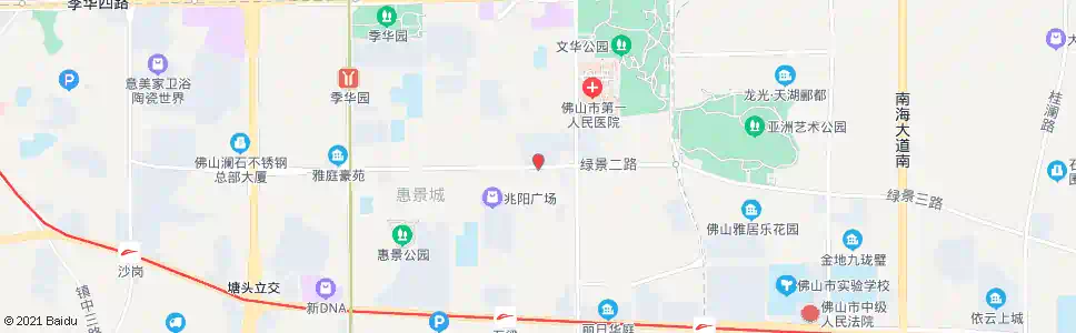 佛山山水居_公交站地图_佛山公交_妙搜公交查询2025