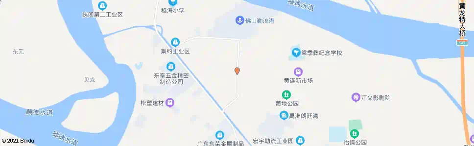 佛山联二村_公交站地图_佛山公交_妙搜公交查询2025