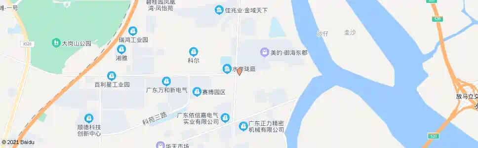 佛山御海东郡_公交站地图_佛山公交_妙搜公交查询2025