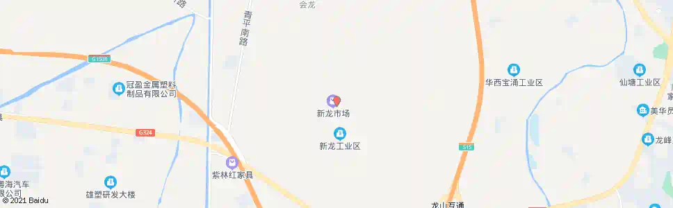 佛山新龙市场_公交站地图_佛山公交_妙搜公交查询2025