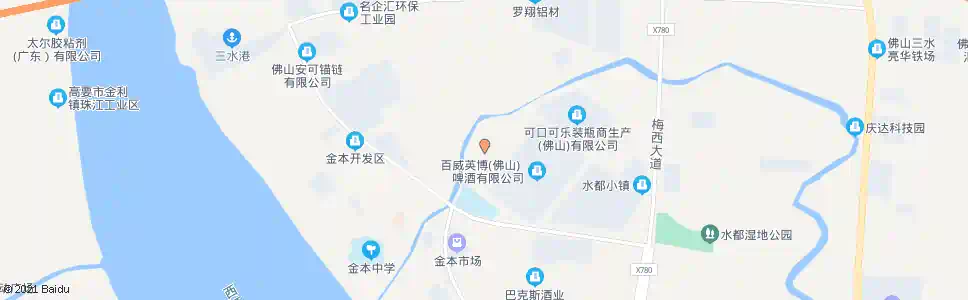 佛山竹山村_公交站地图_佛山公交_妙搜公交查询2025