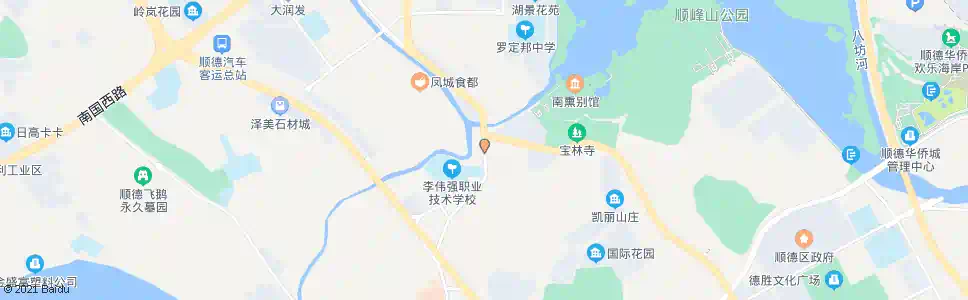 佛山李伟强职校_公交站地图_佛山公交_妙搜公交查询2025