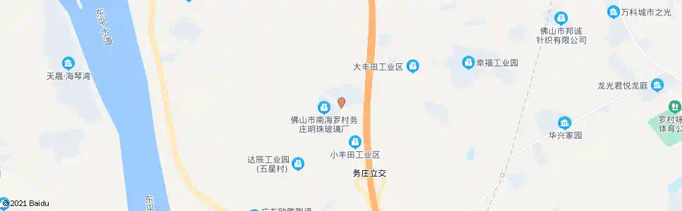 佛山务庄林场_公交站地图_佛山公交_妙搜公交查询2025