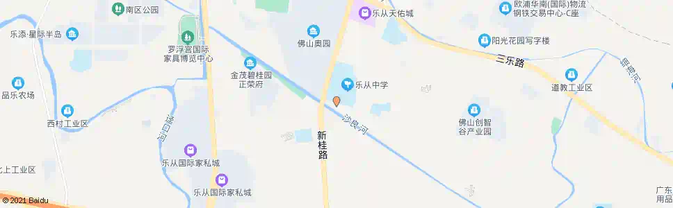 佛山乐从中学(正门)_公交站地图_佛山公交_妙搜公交查询2025