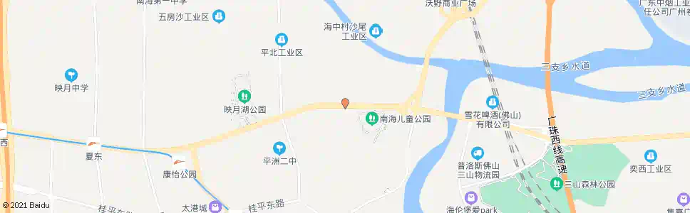 佛山平北_公交站地图_佛山公交_妙搜公交查询2025