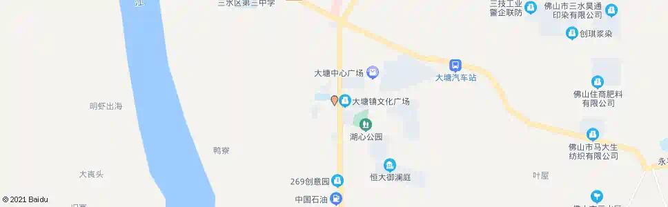 佛山大镇派出所_公交站地图_佛山公交_妙搜公交查询2025
