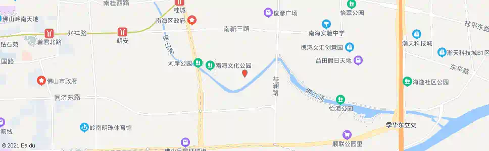 佛山桂华中学_公交站地图_佛山公交_妙搜公交查询2025