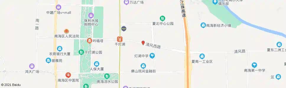 佛山桂城益禾公寓_公交站地图_佛山公交_妙搜公交查询2025