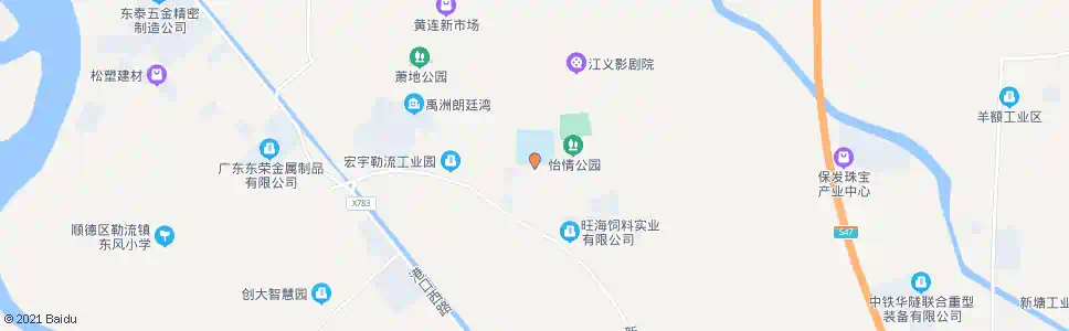 佛山江义中学_公交站地图_佛山公交_妙搜公交查询2025