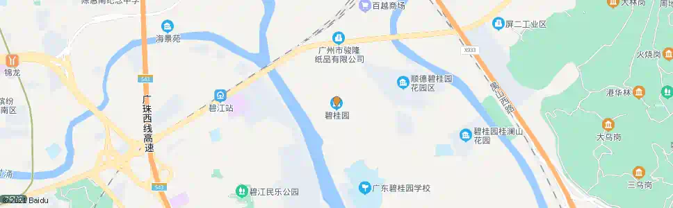 佛山碧桂园_公交站地图_佛山公交_妙搜公交查询2025