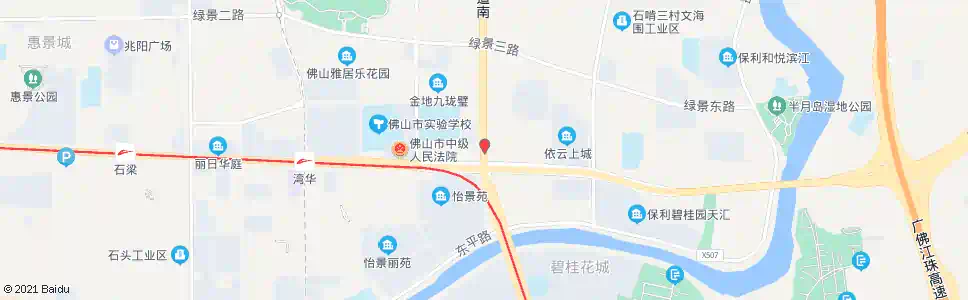 佛山佛陈大桥北_公交站地图_佛山公交_妙搜公交查询2025