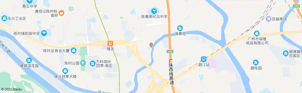 佛山海港花园_公交站地图_佛山公交_妙搜公交查询2025