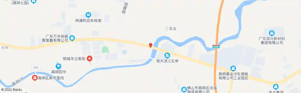 佛山沧江桥头_公交站地图_佛山公交_妙搜公交查询2025