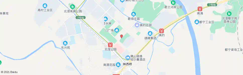 佛山北滘商业广场_公交站地图_佛山公交_妙搜公交查询2025