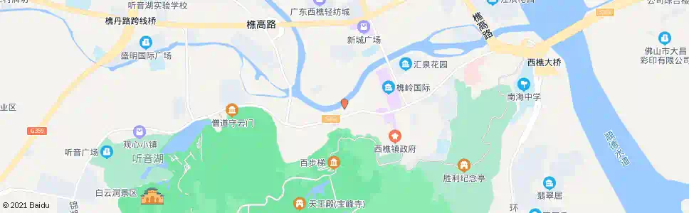 佛山长堤路_公交站地图_佛山公交_妙搜公交查询2025
